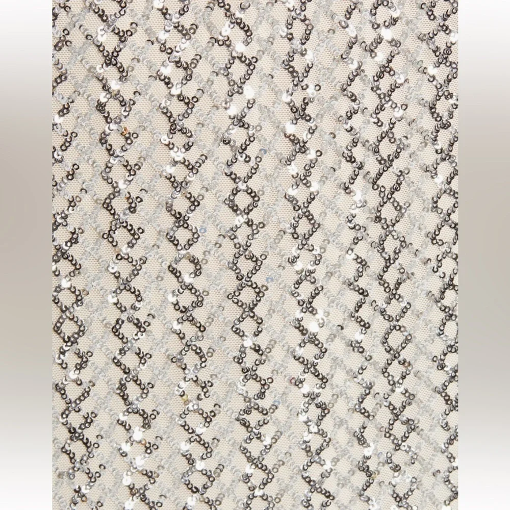 Vince Camuto short sleeve sequined shift dress sz 6 New - Picture 5 of 13